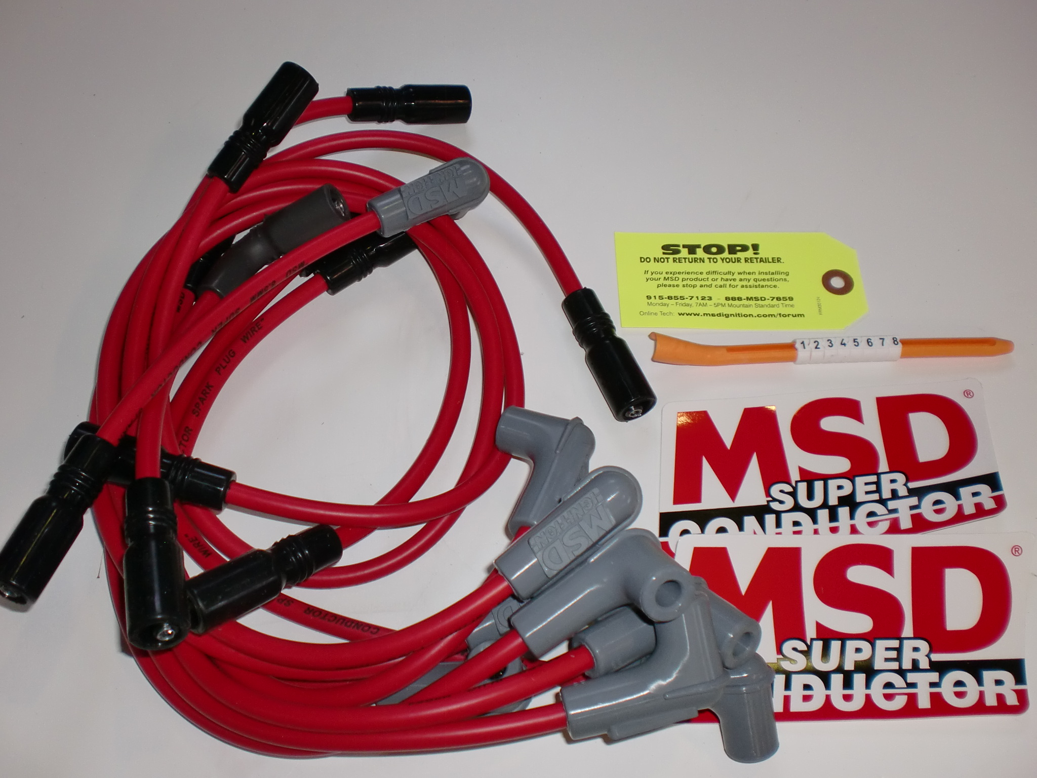 プライムワークス SALE PARTS～ＭＳＤプラグコード ８．５ ＲＥＤ～